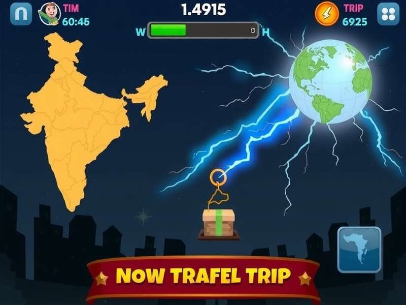 Lightning Parcel Trip Game Screenshot